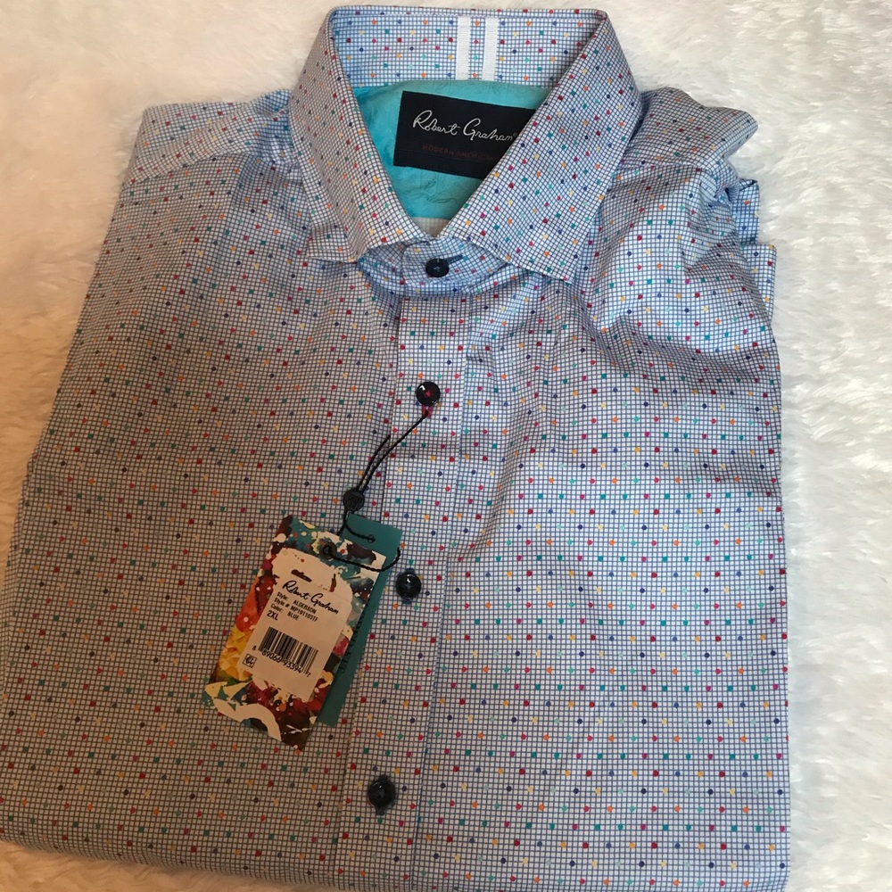 Robert Graham Regular Fit Shirt. Mens. Size 2XL. NWT